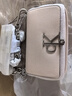 Calvin Klein休闲通勤单肩包礼物链条包包金属字母旋扣翻盖CK女包斜挎马鞍包 实拍图