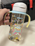 贝亲（Pigeon）防胀气 自然成长翻盖直饮吸管 大童奶瓶330ml 马戏团 18月+ AA279 实拍图