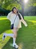 CAMILA KSENIA爆款阿甘鞋女士2026年新款时尚跑步鞋秋季女鞋休闲运动鞋老爹鞋子 蓝色 36 实拍图