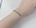丹尼尔惠灵顿（DanielWellington）[马思纯同款]dw手镯女 闪耀星辰玫瑰金大号开口手镯情侣款DW528 实拍图