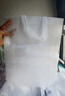 乐三好无纺布袋子加厚购物环保袋包装袋手提袋环保袋礼品袋 可定制印logo 大号竖款高41*宽35*侧12cm 10个装白色 实拍图