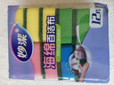 妙洁海绵百洁布 11*7cm 12片装 四色分用去油污抹布厨房洗碗棉 实拍图