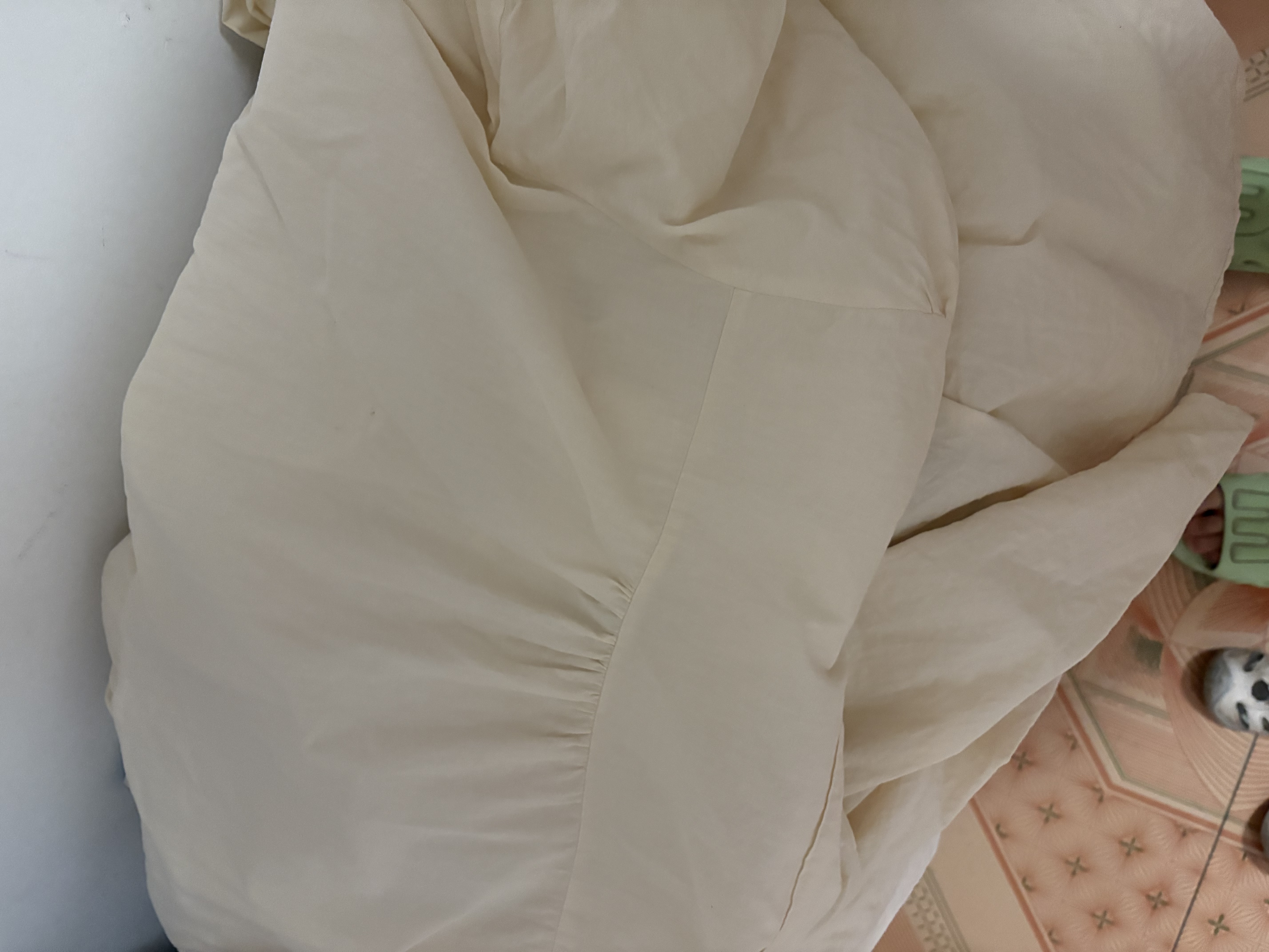 婧麒（JOYNCLEON）孕妇装夏季可哺乳连衣裙小个子短袖宽松孕妇长裙 杏L Jly156791 实拍图