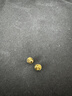 温亭A款足金999金珠黄金小金珠金豆古法金珠DIY配件散珠转运珠3mm金珠 3mm金珠 多颗约0.05g 实拍图