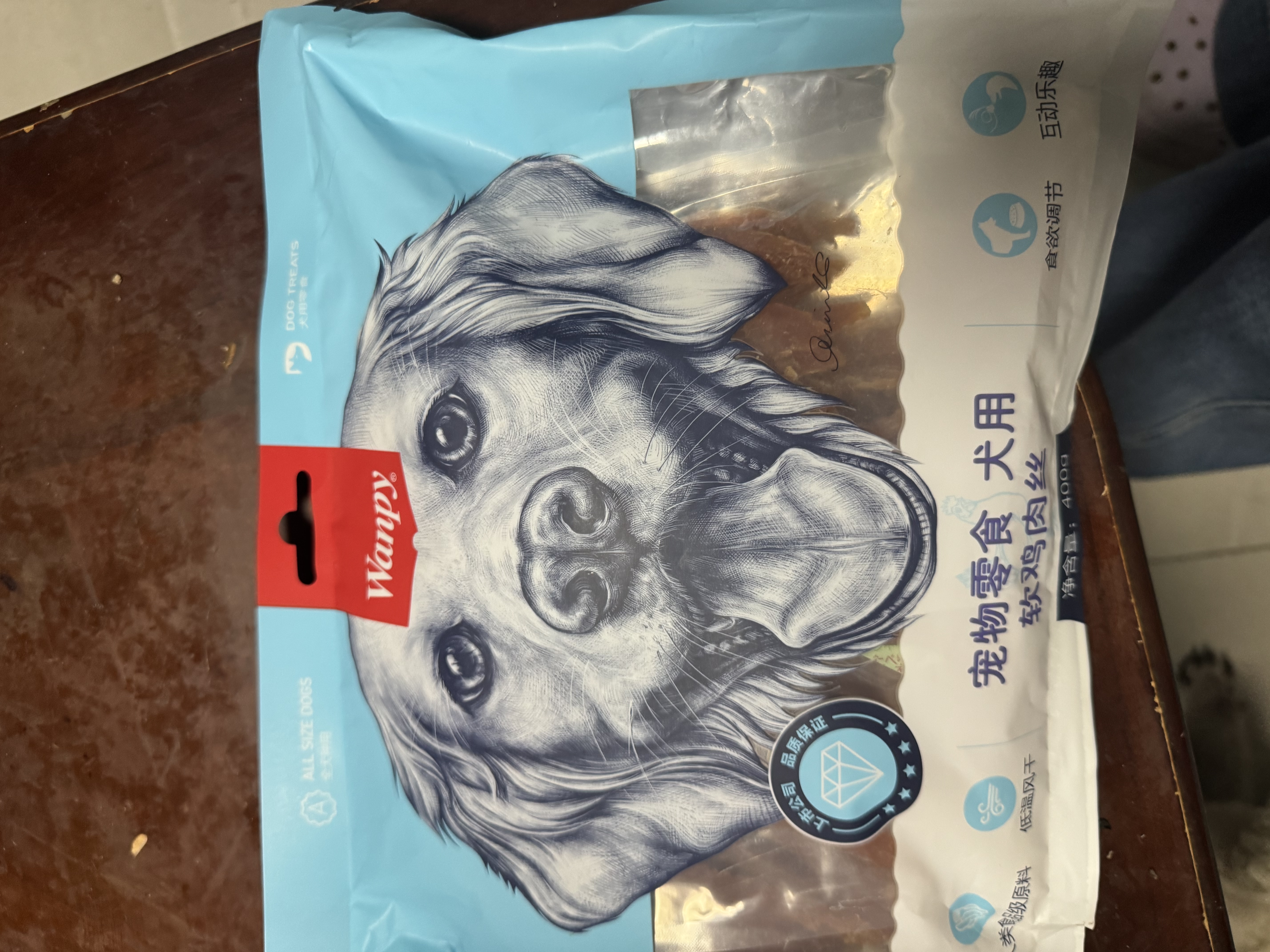 顽皮狗零食 软鸡肉丝400g 成犬宠物狗狗零食狗粮磨牙洁齿鸡肉干 实拍图