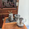 开品全自动双壶上水纯钛茶台烧水壶电热水壶 恒温24小时电茶炉 嵌入式一体机茶盘电茶壶泡茶专用一体机 1L 【纯钛 双上水】20X37CM 三壶款式 实拍图