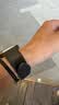 MSSM适用苹果手表表带apple watch爱马仕款iwatch S11小牛皮真皮表带ultra3/2/S10/9/Se3商务表带 黑色 实拍图
