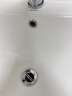 九牧（JOMOO）弹跳式翻版式面盆下水器下水套装厨卫配件洗手盆漏水塞下水管 【有溢水孔】翻板式下水器 实拍图