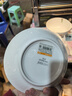 ARST雅誠德陶瓷盘子菜盘家用新款高脚碗纯白浮雕乔迁餐具轻奢抗菌碗碟套装礼 8