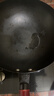 爱仕达（ASD） 炒锅精铁不易锈健康无涂层铁炒锅家用厨房炒菜锅 煤燃气明火通用 精铁炒锅丨无盖丨 30cm 实拍图