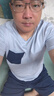 京东京造纯棉睡衣男士夏季短袖短裤套装10A抗菌26新款情侣家居服蓝色XL 实拍图