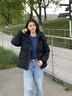 波司登（BOSIDENG）反季羽绒服【小蛮腰】90绒商场同款女90绒可脱卸帽显瘦保暖外套 黑色|8056 XS 155/80A 体重约100斤以内 实拍图