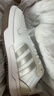 adidas ENTRAP美式校园风运动少年感复古篮球风板鞋男女阿迪达斯 白色/暗银金属/树脂黄   40 实拍图