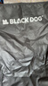 black dog黑狗户外折叠椅月亮椅露营便携靠背钓鱼椅承重240斤 夜幕黑2把装 实拍图
