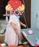 巴厘小猪【断码清仓】汉服女童连衣裙夏装超仙礼服儿童甜美公主裙夏季短袖 粉色 90 cm 实拍图