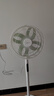 美的（Midea）【幸运草安睡1S】一级能效直流变频声控电风扇家用遥控卧室静音落地扇台式桌面抗菌大风力转页扇 实拍图