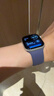 Apple/苹果 Watch S11 智能手表GPS款46毫米银色铝金属表壳雾紫色运动型表带S/M MEVW4CH/B 实拍图