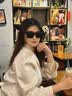 Charm Kendo墨镜男2026新款夏季防晒偏光太阳镜女防紫外线生日礼物送男友女友 亮黑色 实用高级感送男朋友老公 实拍图