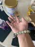 净心石 和田玉手串浅青玉男女款渐变晴水单圈玉手链 单珠约12mm 实拍图