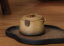 万仟堂（Edenus）旅行茶具  陶瓷功夫茶具套装便携户外茶具送男友 君子之交黄砂釉 实拍图