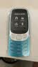 诺基亚（NOKIA）3210 4G 移动联通电信广电全网通 2.4英寸双卡双待 直板按键学生功能机备用手机 蓝色 实拍图