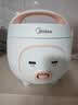 美的（Midea）小电饭煲迷你微压小型家用电饭煲1-2人用电饭锅小电锅宿舍用老式多功能煲汤煮饭煮粥不粘内胆 【趣味小猪煲】一键快煮 1.6L 黑晶防粘内胆 实拍图