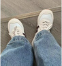 NEW BALANCE NB574官方休闲鞋女鞋复古舒适夏季透气网面礼物轻便百搭运动鞋 米白色 WL574RCF 37 (脚长23.5cm)尺码详询客服 实拍图