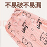 500只特厚垃圾袋家用手提式加厚抽绳大号厨房桶自动拉收口级印花 【粉色猫咪款】加大加厚 500只装 实拍图