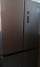 美的（Midea）480升十字四开门冰箱全空间养鲜抗菌净味双变频一级能效风冷无霜超薄家用大容量以旧换新国家补贴 497新国标一级|榭湖银 实拍图