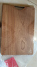 京东京造 菜板 砧案板切菜家用双面实木抗菌 【乌檀整木】40*27*2.5cm 实拍图