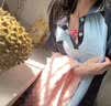 婧麒婴儿衣服夏季薄款新生宝宝提花连体衣长袖纯棉空调服爬服夏装单件 宇航员蓝 80cm 实拍图