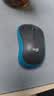 罗技（Logitech）M221无线鼠标(M220造型)usb无线静音鼠标笔记本台式电脑mac无线办公鼠标中小手电池小巧便携 多彩 雾霭蓝 实拍图