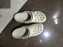 卡骆驰（CROCS）檀健次同款经典洞洞鞋轻便百搭女沙滩鞋包头拖鞋男鞋|10001 骨白色-2Y2(含智必星) 43 (270mm) 实拍图