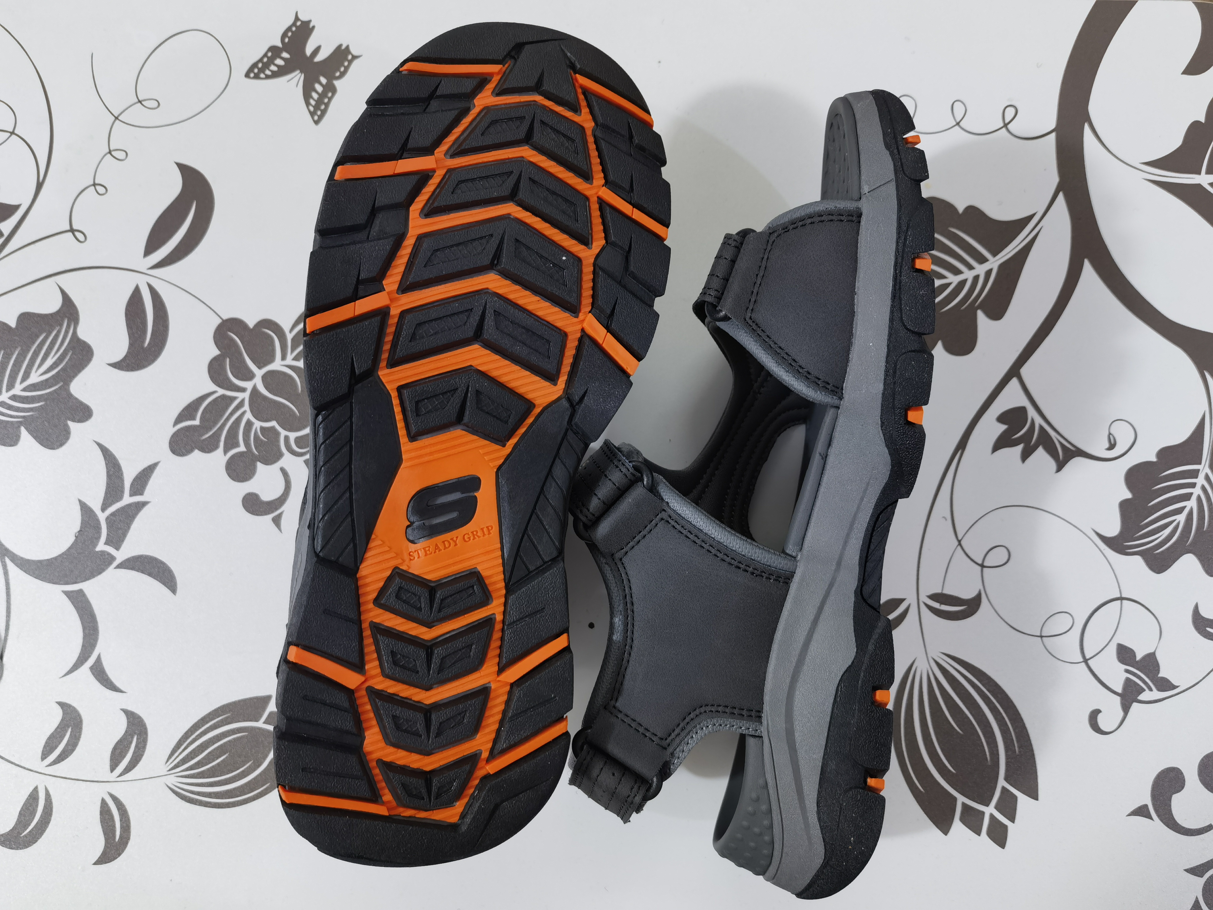 斯凯奇（Skechers）凉鞋男士户外透气沙滩鞋舒适休闲百搭轻便凉拖鞋 实拍图
