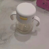 皇宠儿童牛奶杯一岁以上学饮水杯弹盖吸管杯直饮奶瓶260ml+吸嘴 实拍图