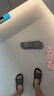 京东京造【浴室拖】拖鞋男士软弹速干漏水拖鞋eva浴室凉拖郁弥灰40-41 实拍图