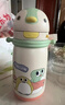 babycare儿童保温杯婴幼儿学饮宝宝吸管杯316L不锈钢保温杯幼儿园保温水壶 赠直通吸嘴- 背带款浅嗬绿450ml 实拍图
