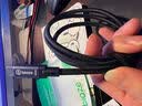 毕亚兹 USB4全功能type-c数据线0.2米短线 20厘米8K4k视频线PD240W快充 适用雷电4/3移动硬盘盒40G连接线 实拍图