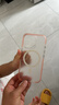猩球卫士高级感防指纹适用Apple/苹果iPhone16Pro磁吸瓦楞手机壳超薄行李箱条纹保护套磨砂MagSafe外壳橙 实拍图