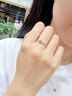 廷亮黄18K金0.3克拉祖母绿戒指钻石女戒 彩宝戒指送爱人 定制手寸留言（7个工作日） 晒单实拍图