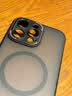 魔杰乐 适用苹果17promax手机壳磁吸充电iPhone16promax手机保护套沙漠色全包防摔软胶肤感磨砂简约轻奢 磁吸黑色【莱卡系列-金属镜头圈】 iPhone16ProMax 实拍图
