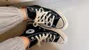 匡威（Converse）宽版1970S夏季经典帆布男女休闲运动鞋黑色A10358C 常规鞋型/162058C 41 实拍图