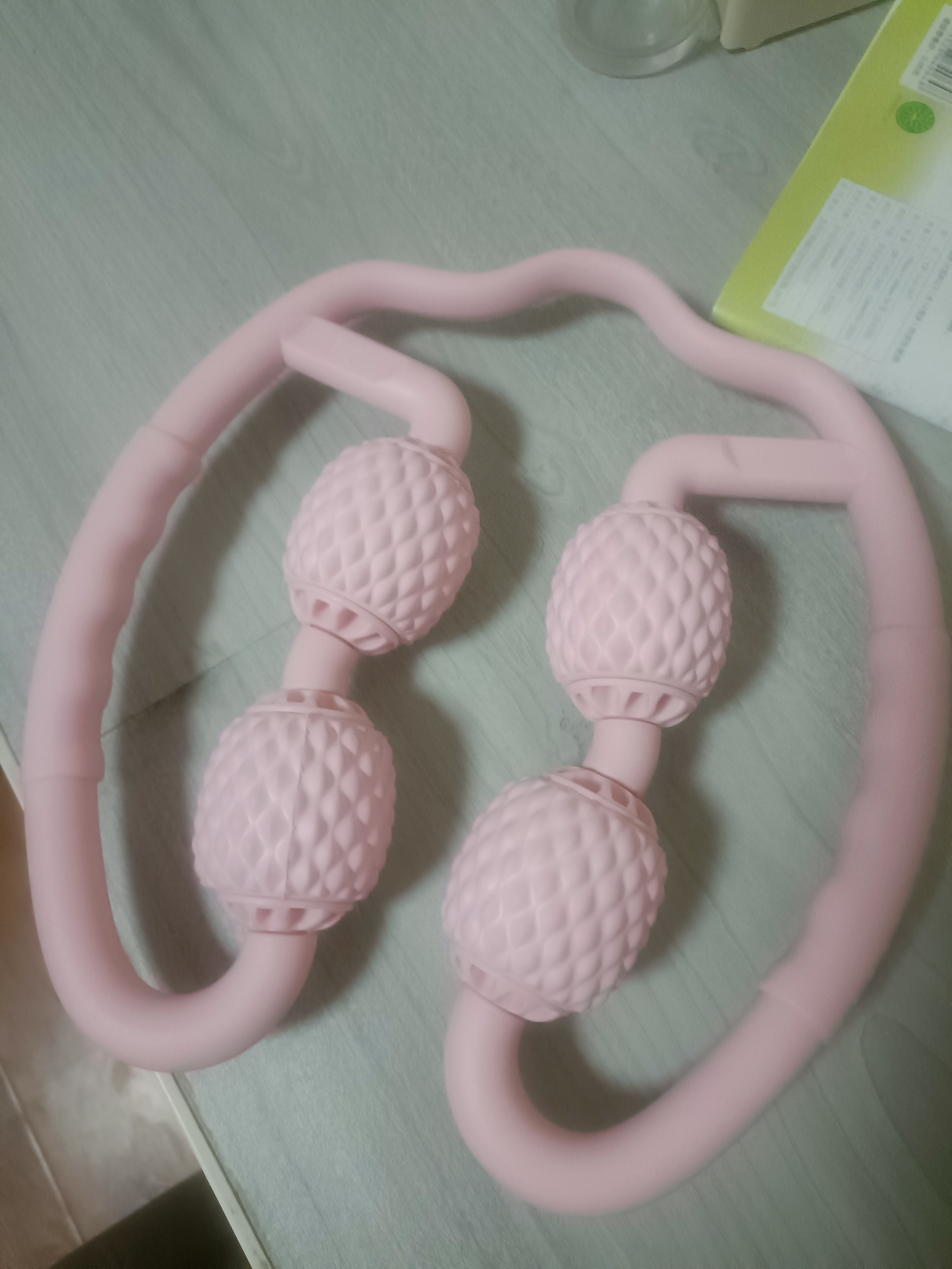 Keep环形按摩器泡沫轴滚轮消肌肉瑜伽夹腿肩颈手臂放松 樱粉 实拍图