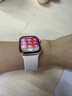 Apple/苹果 Watch S11 智能手表GPS+蜂窝款42毫米玫瑰金色铝金属表壳淡桃粉色运动型表带S/M MF984CH/B 实拍图