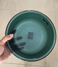 佳钓尼（JIADIAONI）开饵盆饵料盆三件套折叠鱼食拉饵盘鱼饵盆小号钓鱼鲢鳙散炮盆渔具 开饵浅盆墨绿 （24#） 实拍图