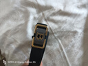 【已售100w】男士皮带贴皮无牙自动扣腰带男青年简约商务休闲裤带 黑色无牙航B 实拍图