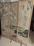 祥朗实木屏风隔断玄关现代简约可移动折叠家用遮挡帘客厅新中式推拉 玉兰花 1.8米高X0.5米宽一扇 实拍图