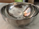 美厨（MAXCOOK）304不锈钢碗12CM 汤碗餐具面碗 双层隔热 洗碗机可用MCWA-094 实拍图