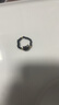 【万单爆品】极细小萌猫戒指水晶石黑尖晶个性串珠指环均码 黑猫头仿尖晶戒指 实拍图