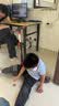 斯威（SWAY） 滑板车儿童 2-3-6-10-15岁宝宝大童滑滑车闪光轮折叠小孩踏板车 骑士黑-加宽闪光大轮+高度可调 实拍图